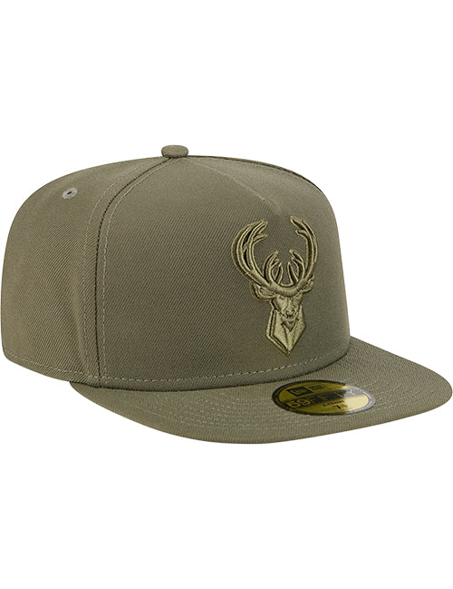 New Era 59Fifty Color Pack Olive Milwaukee Bucks Fitted Hat-right
