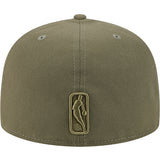 New Era 59Fifty Color Pack Olive Milwaukee Bucks Fitted Hat-back
