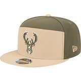 New Era 9Fifty Color Pack 2Tone Seven-Panel Milwaukee Bucks Snapback Hat