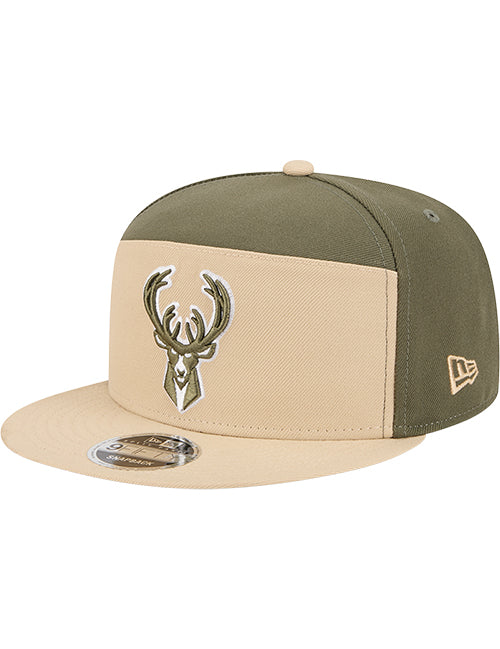 New Era 9Fifty Color Pack 2Tone Seven-Panel Milwaukee Bucks Snapback Hat