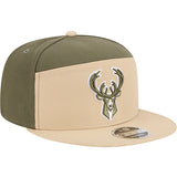 New Era 9Fifty Color Pack 2Tone Seven-Panel Milwaukee Bucks Snapback Hat-right