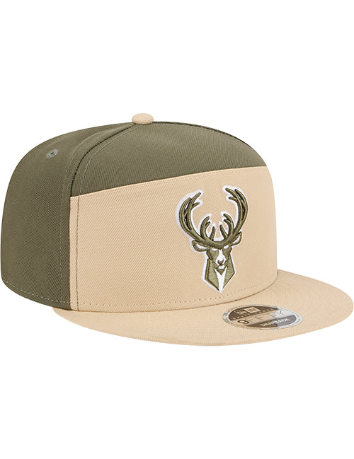 New Era 9Fifty Color Pack 2Tone Seven-Panel Milwaukee Bucks Snapback Hat-right