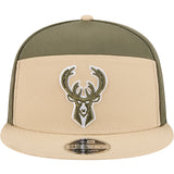 New Era 9Fifty Color Pack 2Tone Seven-Panel Milwaukee Bucks Snapback Hat-front