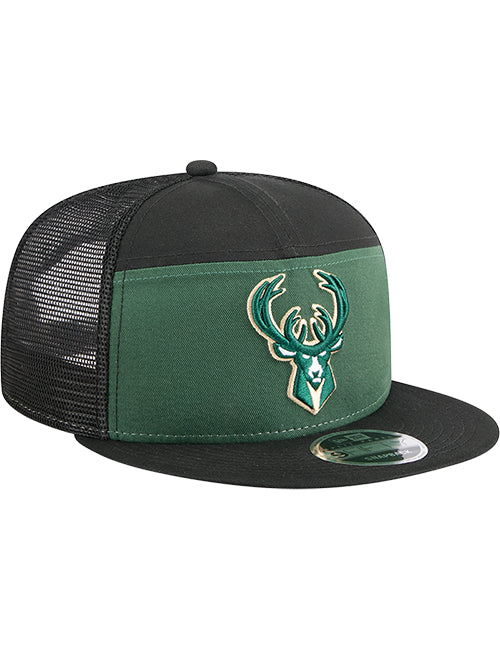 New Era 9FIfty Seven-Panel Outdoor Milwaukee Bucks Snapback Hat-right