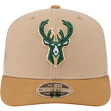 New Era 9Seventy 2-Tone Snap-Stretch Milwaukee Bucks Adjustable Trucker Hat-front