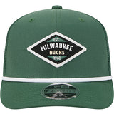 New Era 9Seventy Team Green Milwaukee Bucks Snapback Hat