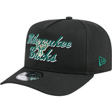 New Era 9Fifty A-Frame Chainstitch Milwaukee Bucks Snapback Hat-left
