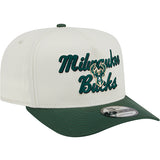 New Era 9Fifty A-Frame 2-Tone Chainstitch Milwaukee Bucks Snapback Hat