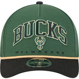 New Era 9Forty Arch M-Crown Milwaukee Bucks Adjustable Hat-front