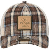 New Era 9Forty M-Crown Plaid Mesh Milwaukee Bucks Snapback Hat-front