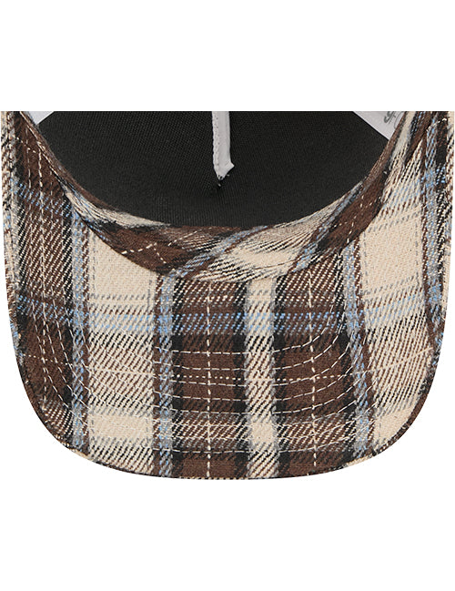 New Era 9Forty M-Crown Plaid Mesh Milwaukee Bucks Snapback Hat- UV