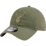 New Era 9Twenty Color Pack Olive Milwaukee Bucks Adjustable Hat-left