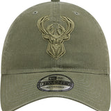 New Era 9Twenty Color Pack Olive Milwaukee Bucks Adjustable Hat-front