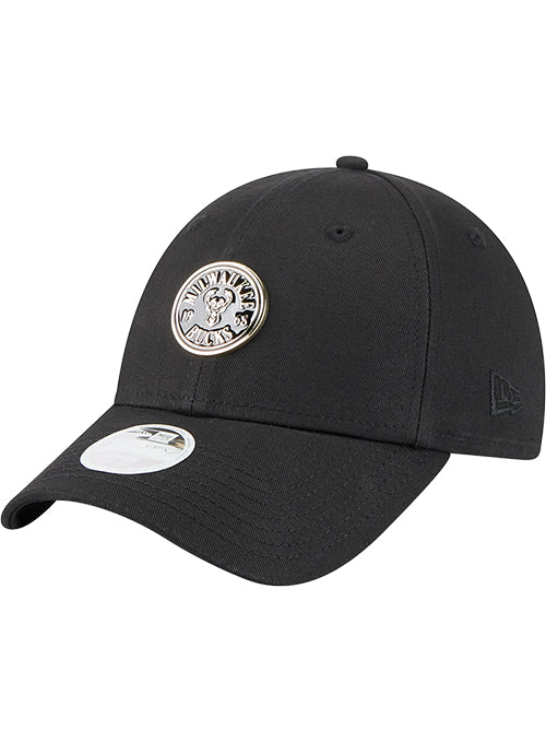 Women's New Era 9Forty Badge Milwaukee Bucks Adjustable Hat-left