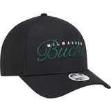 Women's New Era Metallic 9Forty M-Crown Milwaukee Bucks Adjustable Hat-right