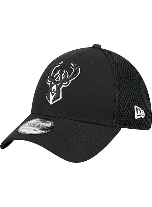 New Era 39Thirty Neo Mesh Milwaukee Bucks Flex Hat-left