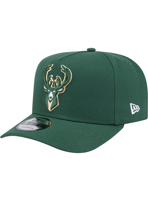 New Era 9Fifty Conference Patch Milwaukee Bucks Snapback Hat-left