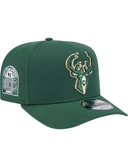 New Era 9Fifty Conference Patch Milwaukee Bucks Snapback Hat-right