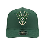 Youth New Era 9Seventy Perform Milwaukee Bucks Stretch-Snap Hat-front