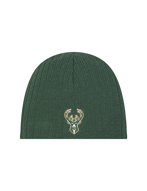 Newborn New Era Mini Bucks Fan Milwaukee Bucks Knit Hat-front