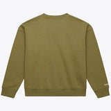 Women's Mitchell & Ness HWC '68 Olive  Milwaukee Bucks Crewneck Sweatshirt