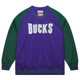 Mitchell & Ness HWC '93 Milwaukee Bucks Courts Windbreaker Pullover-front