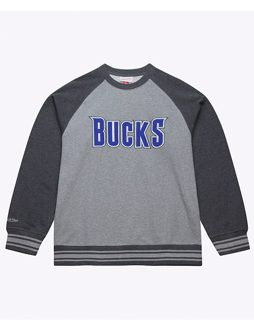 Mitchell & Ness HWC '93 Legacy Milwaukee Bucks Crewneck Sweatshirt-front