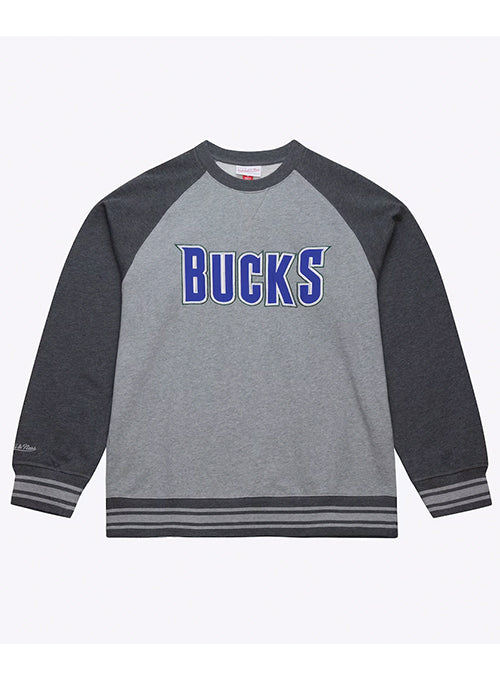 Mitchell & Ness HWC '93 Legacy Milwaukee Bucks Crewneck Sweatshirt-front