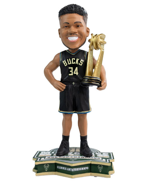 Foco NBA 2024 Cup Giannis Antetokounmpo MVP Bobblehead-front