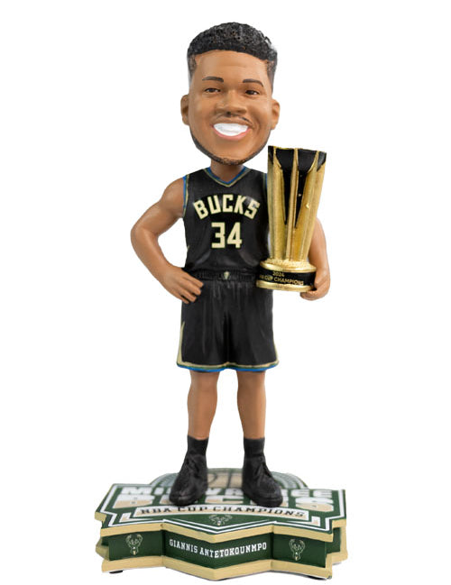 FOCO NBA 2024 Cup Champions Giannis Antetokounmpo Bobblehead-front