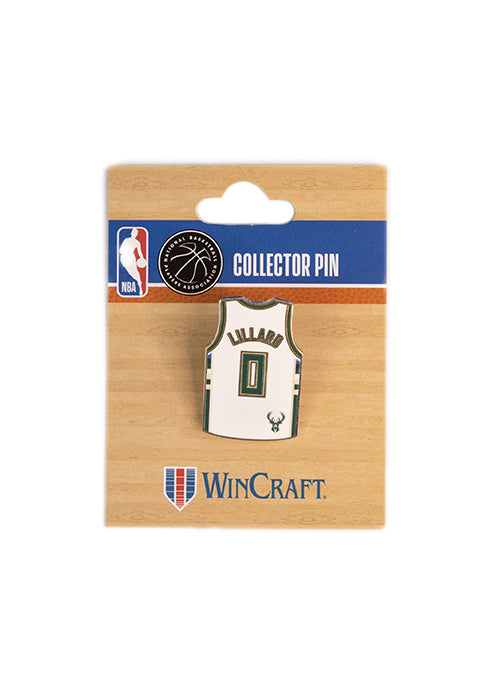Wincraft Damian Lillard Association Jersey Milwaukee Bucks Pin