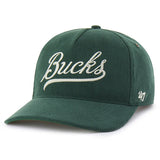'47 Brand Golden Age Corduroy Hitch Milwaukee Bucks Snapback Hat-left