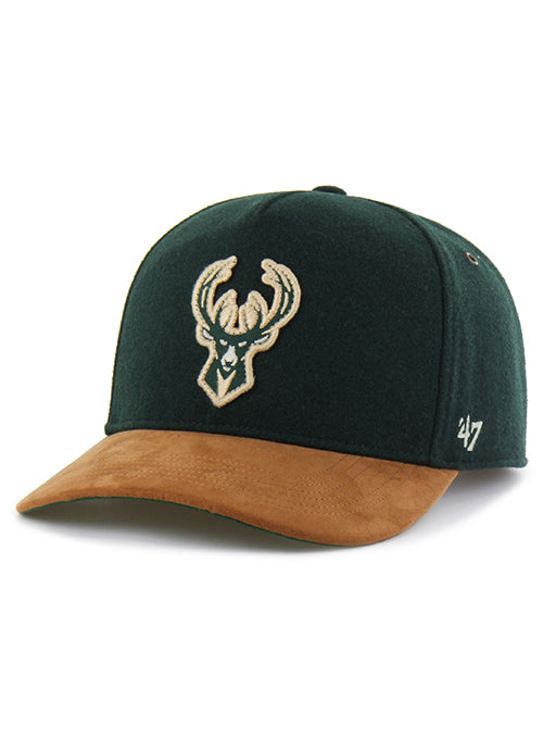'47 Brand Golden Age Milwaukee Bucks Hitch Adjustable Hat-left