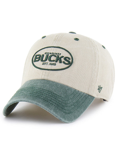 '47 Brand Outdoorsman Clean Up Milwaukee Bucks Adjustable Hat-LEFT