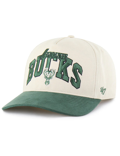 '47 Brand Crossover Basics Milwaukee Bucks Hitch Snapback Hat-left