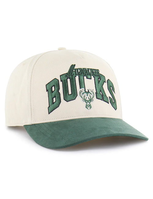 '47 Brand Crossover Basics Milwaukee Bucks Hitch Snapback Hat-right