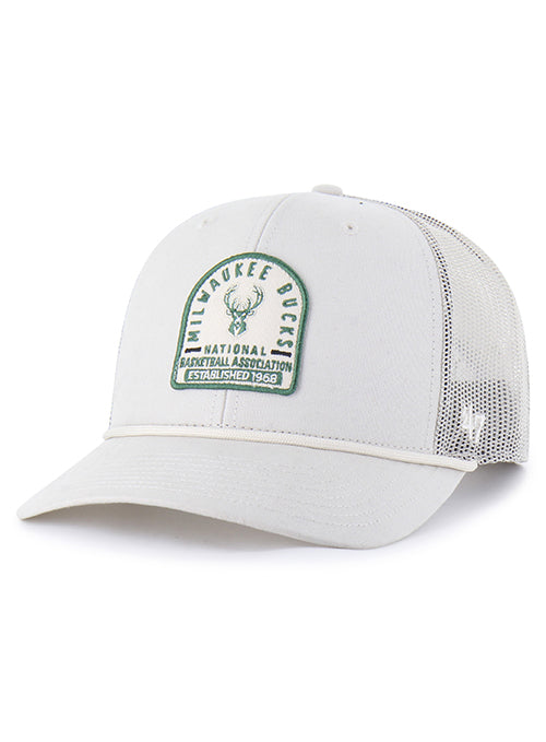 '47 Brand Gravestone Milwaukee Bucks Snapback  Trucker Hat-front