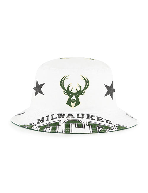 Women's '47 Brand Energize Milwaukee Bucks Bucket Hat-front