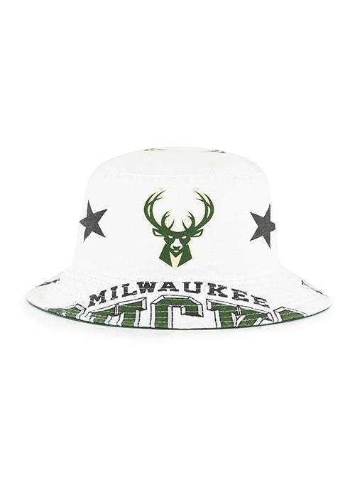 Women's '47 Brand Energize Milwaukee Bucks Bucket Hat-front