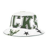 Women's '47 Brand Energize Milwaukee Bucks Bucket Hat-side