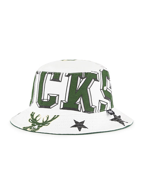 Women's '47 Brand Energize Milwaukee Bucks Bucket Hat-side