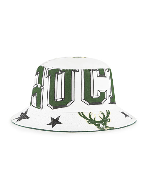 Women's '47 Brand Energize Milwaukee Bucks Bucket Hat-back