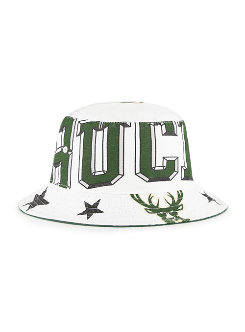 Women's '47 Brand Energize Milwaukee Bucks Bucket Hat-back