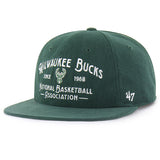 '47 Brand Whitlock Captain Milwaukee Bucks Snapback Hat-left
