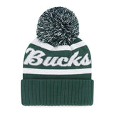 '47 Brand Spirited Milwaukee Bucks Pom Knit Hat-back