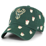 Women's '47 Brand Old Fashioned Clean Up Milwaukee Bucks Hat-front