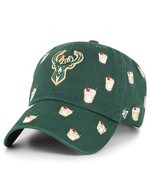 Women's '47 Brand Old Fashioned Clean Up Milwaukee Bucks Hat-front