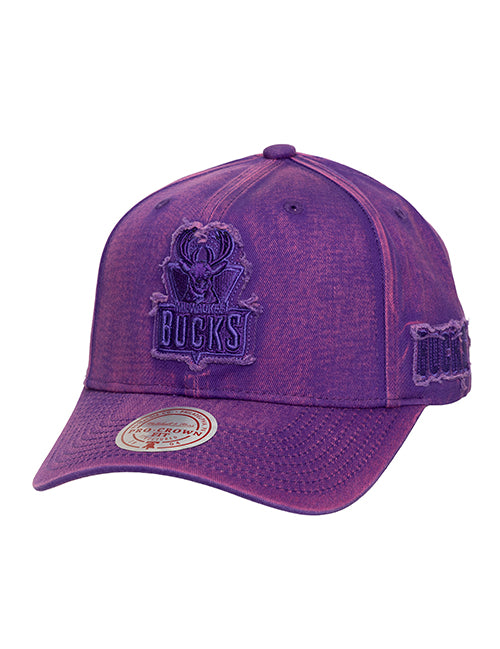 Mitchell & Ness HWC '93 Downtown Milwaukee Bucks Snapback Hat-front