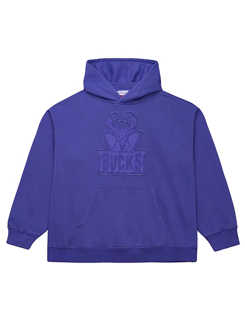 Mitchell & Ness Downtown HWC '93 Milwaukee Bucks Hooded Sweatshirt-front