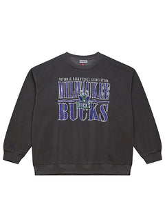 Mitchell & Ness HWC '93 Downtown Milwaukee Bucks Crewneck Sweatshirt-front